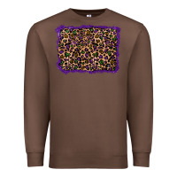 Chestnut mardi gras leopard background Premium Sweatshirt - RanaPortraitStore