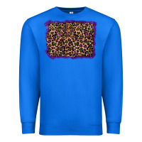 True Royal mardi gras leopard background Premium Sweatshirt - RanaPortraitStore