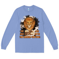 Colony Blue Dad The Man Cowhide Background Long Sleeve Tee - Jasminsmagicworld