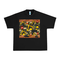Black excavator camouflage Urban Heavy Tee - Artiststas