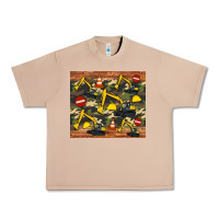 Excavator Camouflage Urban Heavy Tee | Teevron