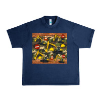 Navy excavator camouflage Urban Heavy Tee - Artiststas