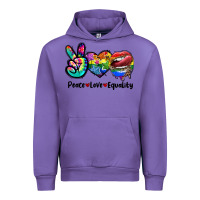 Tulip Peace love equality LGBT+ Urban Hoodie - CowGirlArtShop