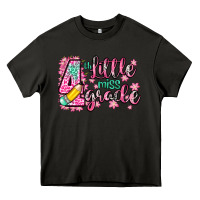 Asphalt little miss 4th grade Heavy Core Tee - Zillion Design Studio