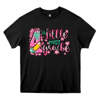 Black little miss 4th grade Heavy Core Tee - Zillion Design Studio