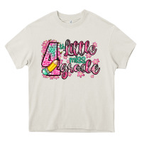 Cream little miss 4th grade Heavy Core Tee - Zillion Design Studio