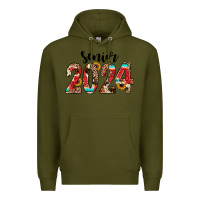 Army Green senior 2024 western Premium Hoodie - JahusDesignShop