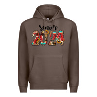 Coffee senior 2024 western Premium Hoodie - JahusDesignShop