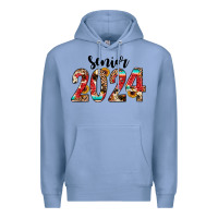 Colony Blue senior 2024 western Premium Hoodie - JahusDesignShop