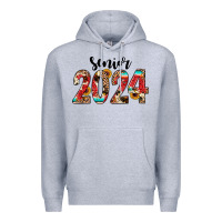 Heather Grey senior 2024 western Premium Hoodie - JahusDesignShop