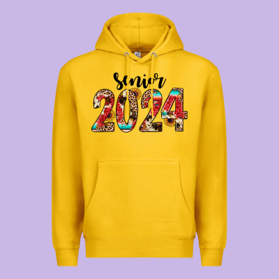 Senior 2024 Western Premium Hoodie Designed By Jahusdesignshop