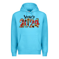 Ocean Blue senior 2024 western Premium Hoodie - JahusDesignShop
