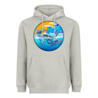 Moon Dust humpback whale Heavyweight Hoodie - BarkalooDesign