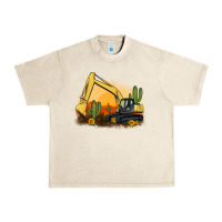 Sandshell excavator cactus sunflower sunset Urban Heavy Tee - Artiststas