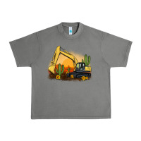 Tornado excavator cactus sunflower sunset Urban Heavy Tee - Artiststas