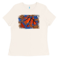 Bone basketball background Ladies Tee - texasbilliewilder