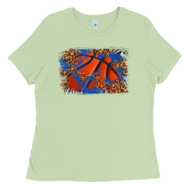 Basketball Background Ladies Tee by texasbilliewilder | Teevron