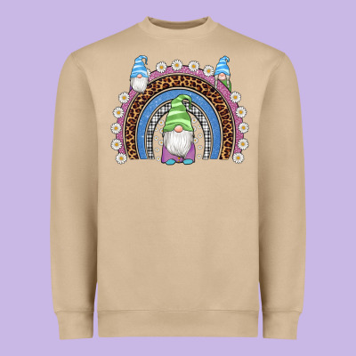 Easter Gnome Rainbow Heavyweight Sweatshirt Designed By Artiststas