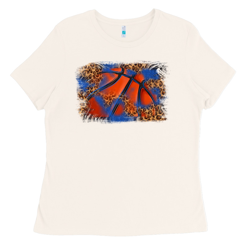 Basketball Background Ladies Tee by texasbilliewilder | Teevron