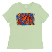 Matcha basketball background Ladies Tee - texasbilliewilder