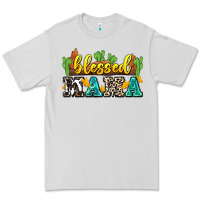 Dove Grey blessed mama Premium Tee - Zillion Design Studio