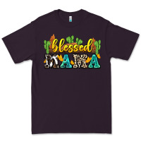 Plum blessed mama Premium Tee - Zillion Design Studio