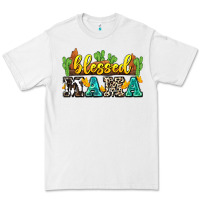 White blessed mama Premium Tee - Zillion Design Studio