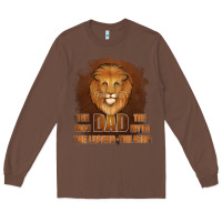 Chestnut Dad The Man Leather Background Long Sleeve Tee - Jasminsmagicworld