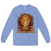 Colony Blue Dad The Man Leather Background Long Sleeve Tee - Jasminsmagicworld