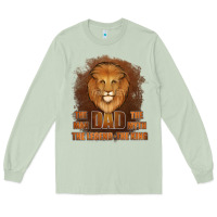 Matcha Dad The Man Leather Background Long Sleeve Tee - Jasminsmagicworld