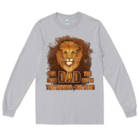 Moon Dust Dad The Man Leather Background Long Sleeve Tee - Jasminsmagicworld