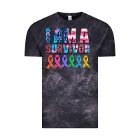 Cloud Black i am a survivor with all cancer ribbons Vintage Tee - AdoDesignShop