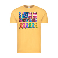 Vintage Mustard i am a survivor with all cancer ribbons Vintage Tee - AdoDesignShop