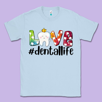 Love Dentallife Classic Tee Designed By Adodesignshop