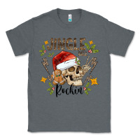 Charcoal Heather jingle bell rock black Classic Tee - CowhideDigitalArt