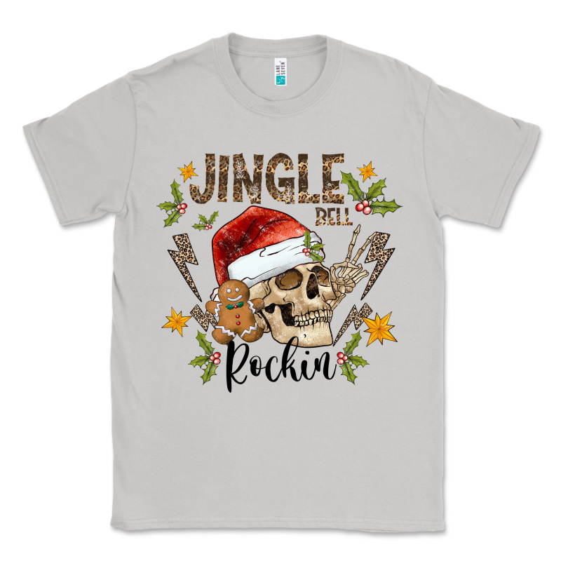 Jingle Bell Rock Black Classic Tee by CowhideDigitalArt | Teevron
