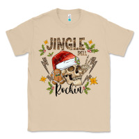 Mushroom jingle bell rock black Classic Tee - CowhideDigitalArt
