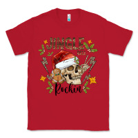 Red jingle bell rock black Classic Tee - CowhideDigitalArt