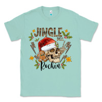 Seafoam jingle bell rock black Classic Tee - CowhideDigitalArt