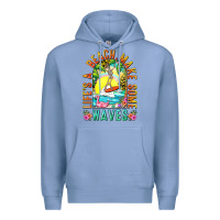 Colony Blue Life's a beach make some waves Premium Hoodie - NancyCooperArtShop