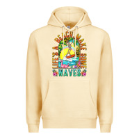 Pina Colada Life's a beach make some waves Premium Hoodie - NancyCooperArtShop