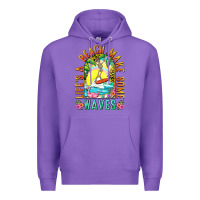 Purple Life's a beach make some waves Premium Hoodie - NancyCooperArtShop