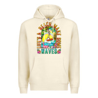 Sandshell Life's a beach make some waves Premium Hoodie - NancyCooperArtShop