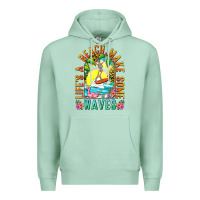 Seafoam Life's a beach make some waves Premium Hoodie - NancyCooperArtShop