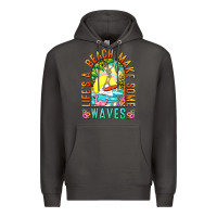 Smoke Life's a beach make some waves Premium Hoodie - NancyCooperArtShop