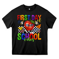 Black first day of school vibes Heavy Core Tee - texasbilliewilder