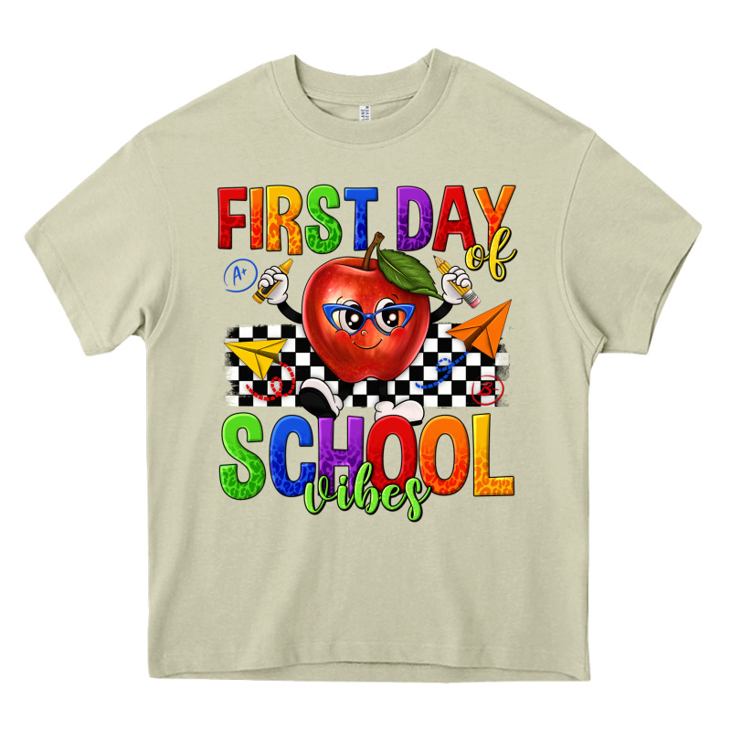 First Day Of School Vibes Heavy Core Tee by texasbilliewilder | Teevron