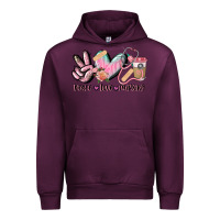 Mauve Wine peace love nursing Urban Hoodie - CowGirlArtShop
