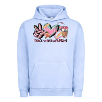Pigment Grape Ice peace love nursing Urban Hoodie - CowGirlArtShop