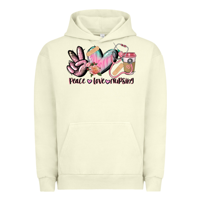 Peace Love Nursing Urban Hoodie by CowGirlArtShop | Teevron